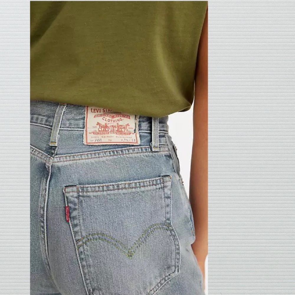 LEVI’S 1950’s Vintage Clothing 701 Jeans NWT Sz 29 Teen Doll - Picture 3 of 15